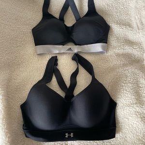 ****BUNDLE**** two black sports bras